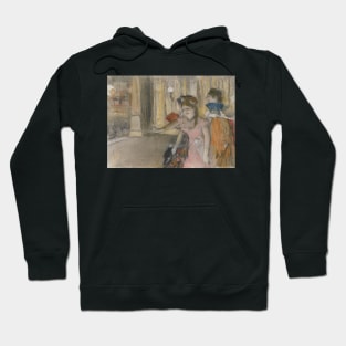 Singers on the Stage by Edgar Degas Hoodie